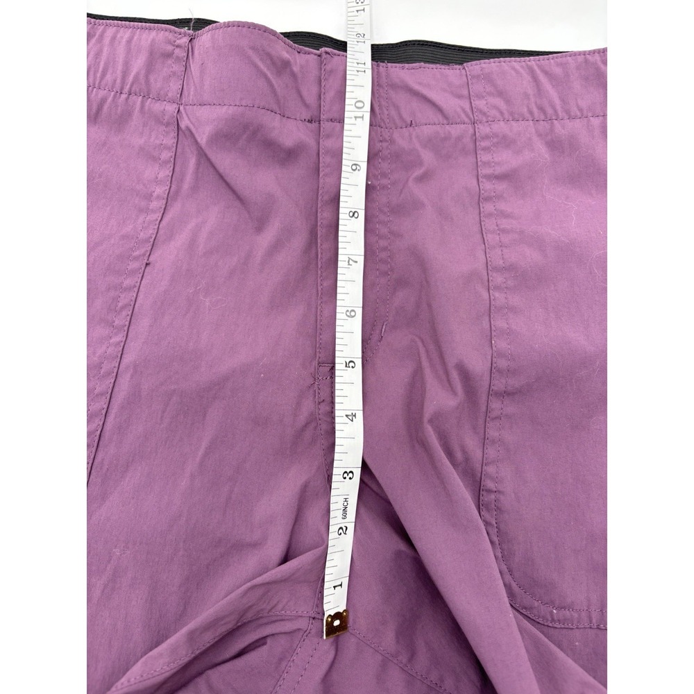 Eddie Bauer Shorts Womens 14 Purple Elastic Waist Outdoor Hiking Casual - Picture 6 of 8